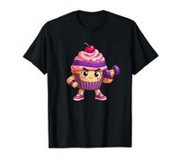 Cupcake dynamisant Cute Gym Cherry Sprinkles T-Shirt