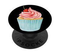 Cupcake EDM Cupcake Raver Drop The Bass Art sur Le Dos PopSockets PopGrip Adhésif