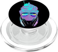 Cupcake EDM Raver Drop The Bass EDM Fam Art sur Le Dos PopSockets PopGrip pour MagSafe