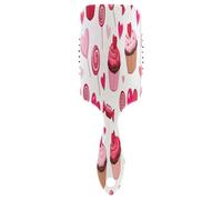 Cupcake Hearts Candy Peigne de massage à coussin d'air Brosse démêlante pour homme