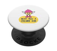 Cupcake Muffin Jour crémeux PopSockets PopGrip Adhésif