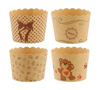 Cupcake Papier 200 Pièces, Caissettes Cupcake Moules à Cupcakes et Muffins Mini Muffins Papiers Résistant à l'huile Tasses de Papier pour Cuisson, Cupcake, Mariage, Anniversaire, Fête