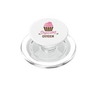 Cupcake Queen - Cadeau de pâtisserie PopSockets PopGrip pour MagSafe