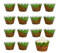 Cupcake Toppers, 24 Pcs Muffin Cupcake, Cupcakes,Cupcake Papier, Caissettes de Pâtisserie, Emballage de Cupcakes, Caissettes de Décoration, Utilisé pour la Décoration de Fête
