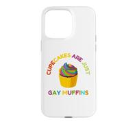Cupcakes are Just Muffins Desserts Arc-en-Ciel Coque pour iPhone 15 Pro Max
