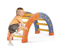 CUPCHID Jouets d'escalade pour bébés,Arche d'escalade 2 en 1 pour Tout-Petits, Aire de Jeux Waldorf pour Enfants