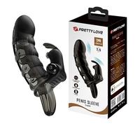 Cuper Funda para el Pene con Vibración +4 cm