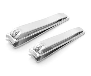 CUPERINOX Beauty Care Lot de 2 coupe-ongles professionnels en acier inoxydable résistant pour ongles épais et durs pour usage domestique et professionnel