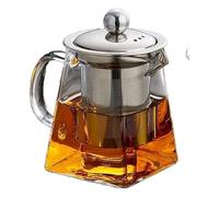 Cuperinox Théière en verre borosilicate avec infuseur pour thé et infusions, résistante à la chaleur et compatible micro-ondes- Infusion Prestige Collection (950 ml)