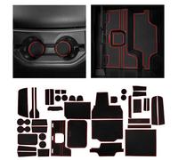 CupHolderHero pour RAM 1500 Accessoires 2019-2021 - Inserts intérieurs antidérapants et Anti-poussière pour Porte-gobelets, Tapis de Doublure pour Console Centrale et Poche de Porte (Cabine Double