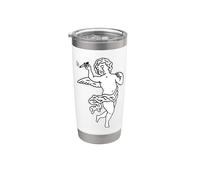 Cupid Angel Fumeur Chérubin Gobelet isotherme en acier inoxydable double paroi