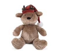 Cupid & Comet Jouet couineur en peluche pour chien en forme de renne - Personnages festifs (Brad Bear)