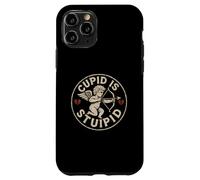 Cupid is Stupid Hate Valentines Anti Valentine Stupid Cupidon Coque pour iPhone 11 Pro