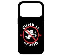 Cupid is Stupid Hate Valentines Anti Valentine Stupid Cupidon Coque pour iPhone 17 Pro