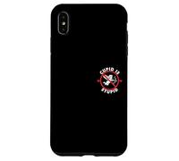 Cupid is Stupid Hate Valentines Anti Valentine Stupid Cupidon Coque pour iPhone XS Max