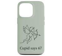 Cupid Says 67 Six Seven Meme Thème Saint-Valentin Coque pour iPhone 13 Pro