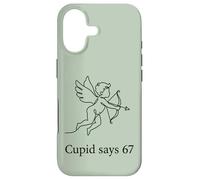 Cupid Says 67 Six Seven Meme Thème Saint-Valentin Coque pour iPhone 17