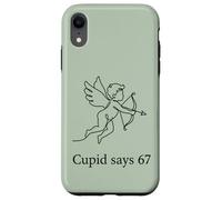 Cupid Says 67 Six Seven Meme Thème Saint-Valentin Coque pour iPhone XR
