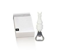 Cupido&Co. Décapsuleur Cheval Échecs avec Boîte H 135 Mm Blanc