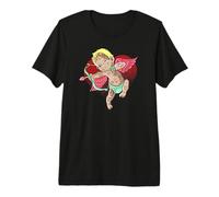 Cupido Joyeux Anniversaire Joyeux Noël Bonne Année T-Shirt Haut de Gamme