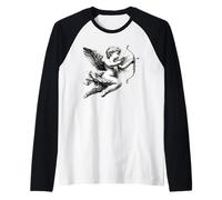 Cupidon Angel Chérubin Blackwork Manche Raglan