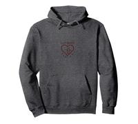 Cupidon Apprenti Amour Flèches Coeur Cadeau Romantique Sweat à Capuche, Unisexe pour Adultes, Chiné Foncé, XXL