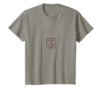 Cupidon Apprenti Amour Flèches Coeur Cadeau Romantique T-Shirt, Enfant, Ardoise, 2 Ans