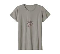 Cupidon Apprenti Amour Flèches Coeur Cadeau Romantique T-Shirt, Femme, Ardoise, XXL