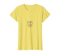 Cupidon Apprenti Amour Flèches Coeur Cadeau Romantique T-Shirt, Femme, Citron, M