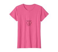 Cupidon Apprenti Amour Flèches Coeur Cadeau Romantique T-Shirt, Femme, Rose chiné, L