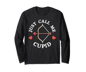 Cupidon Bow & Arrow - Just Call Me Cupidon Valentine Day Drôle Manche Longue