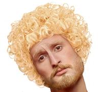 Cupidon perruque blonde bouclée | Angel Wig | Ange d'amour | Ange postiche | Perruque bouclée | Carnaval Mardi Gras Halloween Party