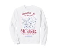 Cupid's Arrows Heartbreaker Season Retro No Heart is Safe Sweatshirt