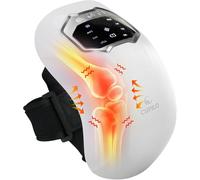 CuPiLo Masseur de genou avec chaleur, masseur de genou sans fil pour soulager la douleur, 3 niveaux de chauffage et 3 modes de vibration, massage chauffant portable du genou, écran LED, sangles