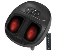 CuPiLo Masseur de pieds pour fasciite plantaire, neuropathie, massage shiatsu, télécommande, configurations multi-niveaux