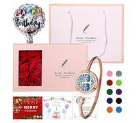 Cupimatch Bracelet Diffuseur d'huiles Essentielles Arbre de Vie Aimant Ronde Ouvert en Acier Inoxydable avec 10 pcs Recharge Coussins Lavable,Coffret Cadeau Femme pour Noël Anniversaire Saint-Valentin