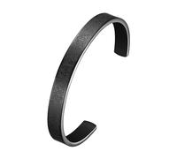 Cupimatch Bracelet manchette islamique - Acier inoxydable Ayatul Kursi Calligraphie Arabe Bijoux Or Musulman Bijoux pour Homme Femme Islam Aïd Ramadan Nouvel An, 2.52‘’, Acier inoxydable, Pas de gemme