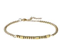 Cupimatch Bracelets inspirants avec code morse : bracelet de perles réglable plaqué or, cadeau de motivation unique pour les amis, lui, elle, bijoux en acier inoxydable, taille unique, Acier