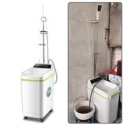 CUPLES Chauffe Eau Instantané Electrique pour Douche, Machine De Bain Mobile Intelligente 2000W, Chauffe-Eau Électrique, pour Ménage Cuisine Salle de Bain, 220V, 100L