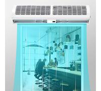 CUPLES Rideau d'air De Porte Commerciale, Réglable À 2 Vitesses, Faible Bruit, Grand Volume d'air, Silencieux, 220V, 60/90/100/120/150cm, Ventilateur Corps Métallique (Size : 60cm)