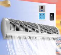 CUPLES Rideau d'air Électrique, Rideau d'air De Porte Commerciale, Faible Bruit, Grand Volume d'air, Empêchant Efficacement Les Moustiques, 0.6M 0.9M 1.0M 1.2M 1.5M (Size : 90cm)