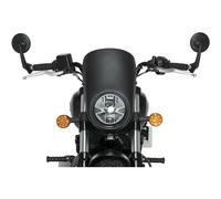 Cupolino Moto PUIG Anarchy Noir Mat Semi-caréné pour Indian SCOUT BOBBER 2018-