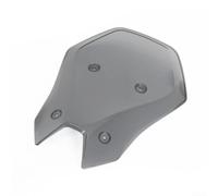 Cupolino Parabrezza Court pour Kawasaki Z900 2025 Anti-Débris | Acrylique modifié haute résistance, protection contre vents forts et débris, compatible Z900 2025(GRAY)