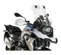 Puig 6504W Bulle Touring Avec Visière protection renforcée, Transparent