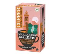 CUPPER - Boîte de 20 pastilles d'infusions écologiques Marrakech Bio - Convient aux végétaliens - Propriétés digestives - Contient de la cannelle, de la menthe poivrée et de la racine de réglisse