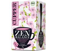 Cupper Zen Balance Organic Herbal Tea with Lemongrass, Eucalyptus and Ginkgo 20 Teebeutel (1x35g Pack)