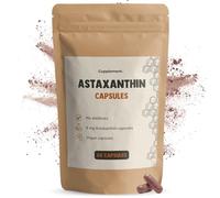 Cupplement Astaxanthin 60 Capsules 8 mg par capsule 5% Extrait Bio - Pas de comprimés, 12 mg, 6 mg, 4 mg, livre ou poudre - Supplément - Superfood - Astaxanthin - Astaxantin - Plancton