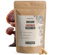 Cupplement - Capsules d'extrait de Reishi 60 pièces - 20:1 Extrait - 400 MG par capsule - Sans poudre - Supplément - Superaliment - Champignon - Champignon