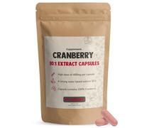 Cupplement Cranberry 60 Capsules 10:1 Extrait 400MG Contient du D Mannose - Pilules Vessie -