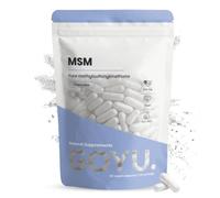 Cupplement MSM 60 comprimés | Préparations MSM | Poudre de la plus haute qualité | 500 mg par capsule